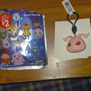 DIGIMON Series 2 Koromon Figural Keychain Clip, OPENED, Like New